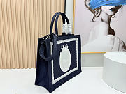 Dior Book Tote with Strap gray bag size 41x14x32cm - 6