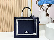 Dior Book Tote with Strap gray bag size 41x14x32cm - 5