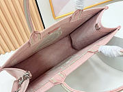 Dior Book Tote with Strap pink bag size 41x14x32cm - 6