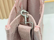 Dior Book Tote with Strap pink bag size 41x14x32cm - 4