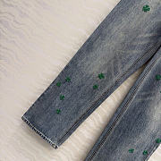 Dior Flared Embroidered Jeans - 3
