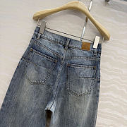Dior Flared Embroidered Jeans - 2
