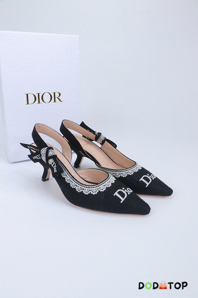 J'Adior Slingback Pump black heels 3.5cm - 1