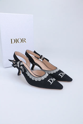 J'Adior Slingback Pump black heels 3.5cm