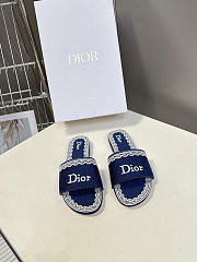Dior Dentelle Slide blue - 3