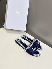 Dior Dentelle Slide blue - 5
