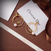 Dior earing gold  - 1