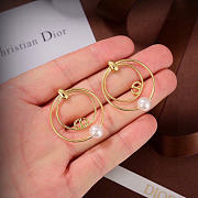 Dior earing gold  - 5