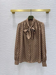 Gucci Silk twill shirt with print - 5