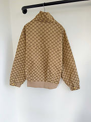 GG cotton canvas zip-up jacket - 6