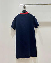 Gucci Wool and cashmere knit dress with web stripe - 5