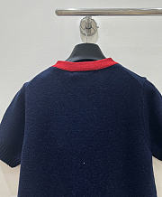 Gucci Wool and cashmere knit dress with web stripe - 3