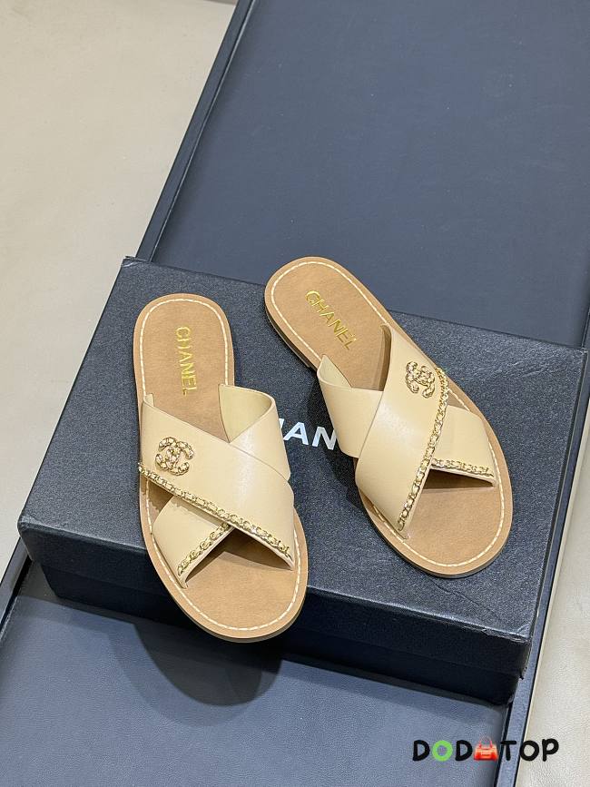 Chanel slides beige - AA - 1