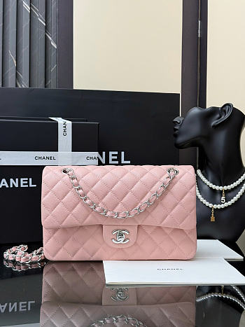 Chanel flap bag pink bag size 25cm