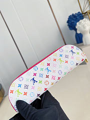 LV pencilcase pouch  Monogram Multicolor size 7 x 2 x 20cm - 2