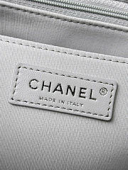 Chanle big silver bag size 26x40x12cm - 3
