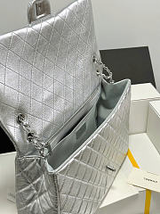 Chanle big silver bag size 26x40x12cm - 2