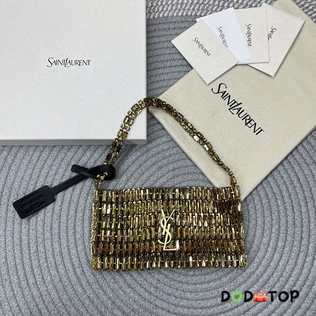 YSL EVENING bag in crystals size  18x7.5x2.5CM - 1