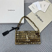 YSL EVENING bag in crystals size  18x7.5x2.5CM - 1