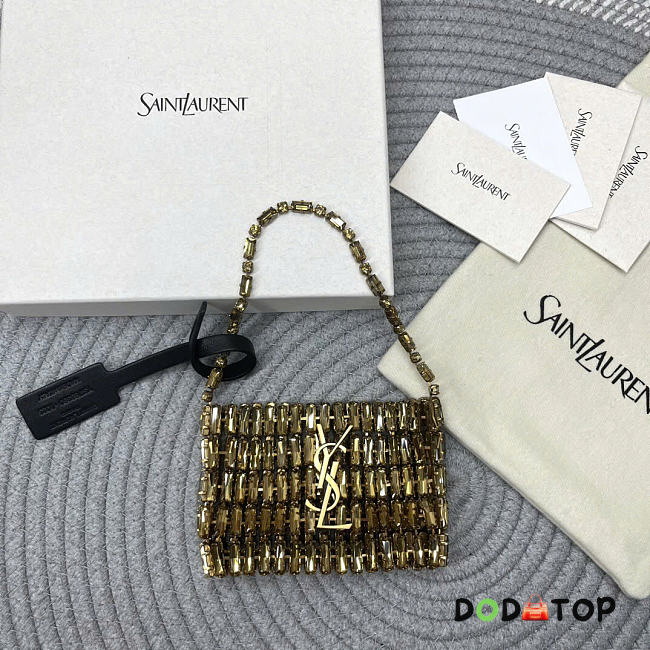 YSL EVENING bag in crystals size 11.5x8.5x2.5cm - 1