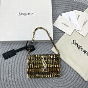 YSL EVENING bag in crystals size 11.5x8.5x2.5cm - 1