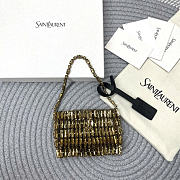 YSL EVENING bag in crystals size 11.5x8.5x2.5cm - 4