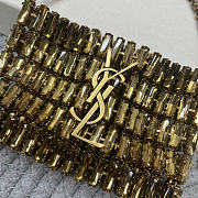 YSL EVENING bag in crystals size 11.5x8.5x2.5cm - 3