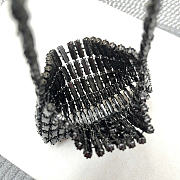 YSL EVENING black bag in crystals size 11.5x8.5x2.5cm - 4