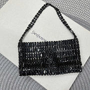 YSL EVENING black bag in crystals size 18x7.5x2.5CM - 1