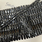 YSL EVENING black bag in crystals size 18x7.5x2.5CM - 2