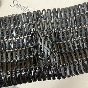 YSL EVENING black bag in crystals size 18x7.5x2.5CM - 6
