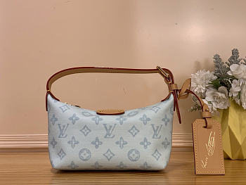 Louis Vuitton M28250 New Hills Pochette Bag size 18.5 x 11 x 6.5 cm