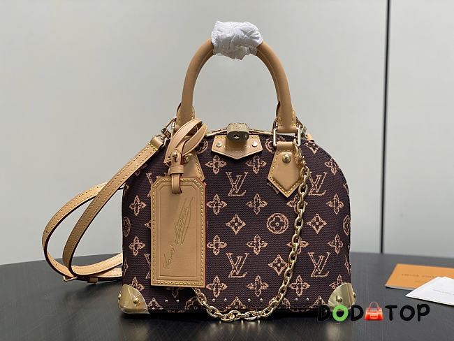 Louis Vuitton Monogram M28105 New Alma Trunk BB bag size 22 x 19 x 11 cm - 1