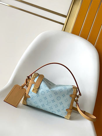 Louis Vuitton M27891 New Side Trunk MM bag size 23.5 x 16 x 8.5 cm