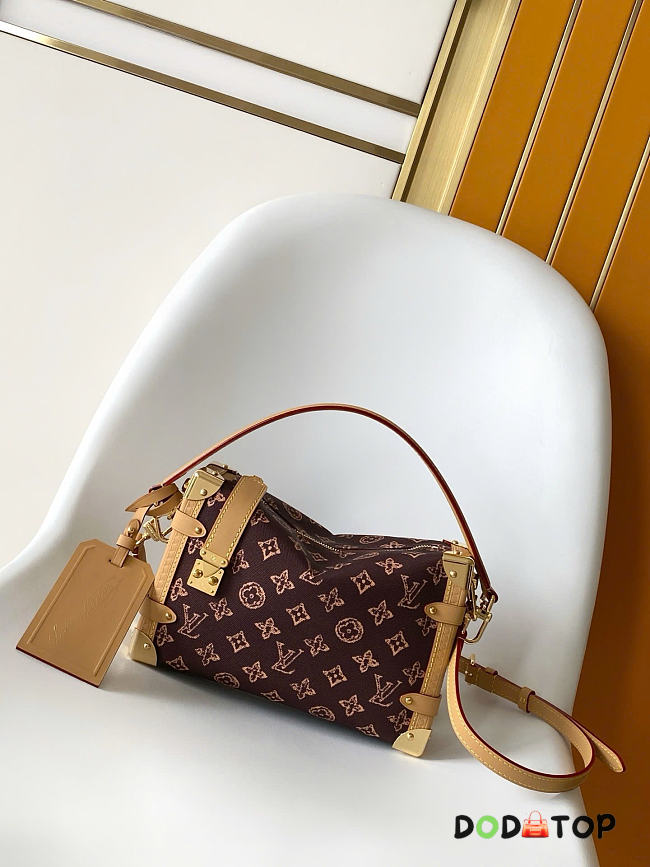 Louis Vuitton M27891 New Side Trunk  brown MM bag size 23.5 x 16 x 8.5 cm - 1