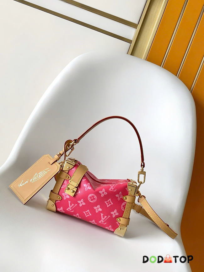 Louis Vuitton M27891 New Side Trunk Pink MM bag size 23.5 x 16 x 8.5 cm - 1