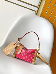 Louis Vuitton M27891 New Side Trunk Pink MM bag size 23.5 x 16 x 8.5 cm - 1