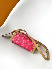 Louis Vuitton M27891 New Side Trunk Pink MM bag size 23.5 x 16 x 8.5 cm - 5