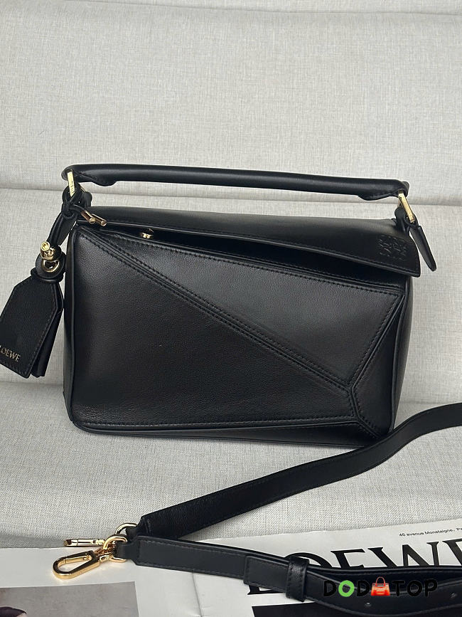 LOEWE  Featherlight Puzzle black size 24x10.5x16.5cm - 1