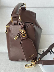 LOEWE Featherlight Puzzle brown size 24x10.5x16.5cm - 6
