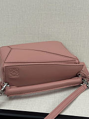 LOEWE Featherlight Puzzle pink bag size 17.5x7.5x12.5cm - 2