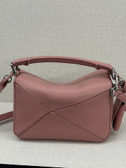 LOEWE Featherlight Puzzle pink bag size 17.5x7.5x12.5cm - 3