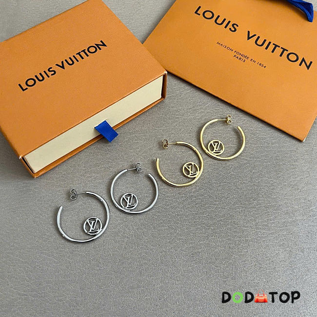 LV earring gold/silver - 1