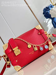 Louis Vuitton  M28333 New Side Trunk PM Bag red size 12.5 x 7.5 x 19 cm - 6