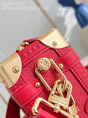 Louis Vuitton  M28333 New Side Trunk PM Bag red size 12.5 x 7.5 x 19 cm - 4