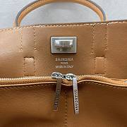 Balenciaga Twist-Lock Top Handle Bag brown size 24x10x17cm - 6