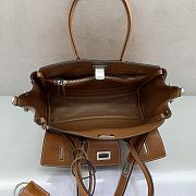 Balenciaga Twist-Lock Top Handle Bag brown size 24x10x17cm - 3