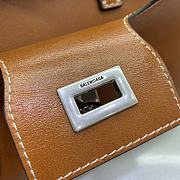 Balenciaga Twist-Lock Top Handle Bag brown size 24x10x17cm - 2