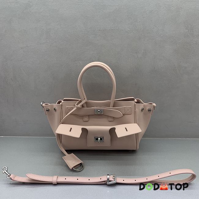 Balenciaga Twist-Lock Top Handle Bag pink  size 24x10x17cm - 1