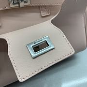 Balenciaga Twist-Lock Top Handle Bag pink  size 24x10x17cm - 3